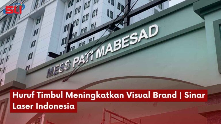 Huruf Timbul Meningkatkan Visual Brand