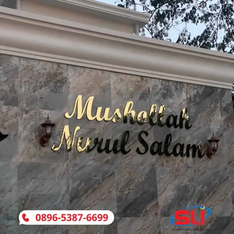 Huruf Timbul Akrilik Vs Stainless Mana Lebih Cocok - Sinar Laser Indonesia